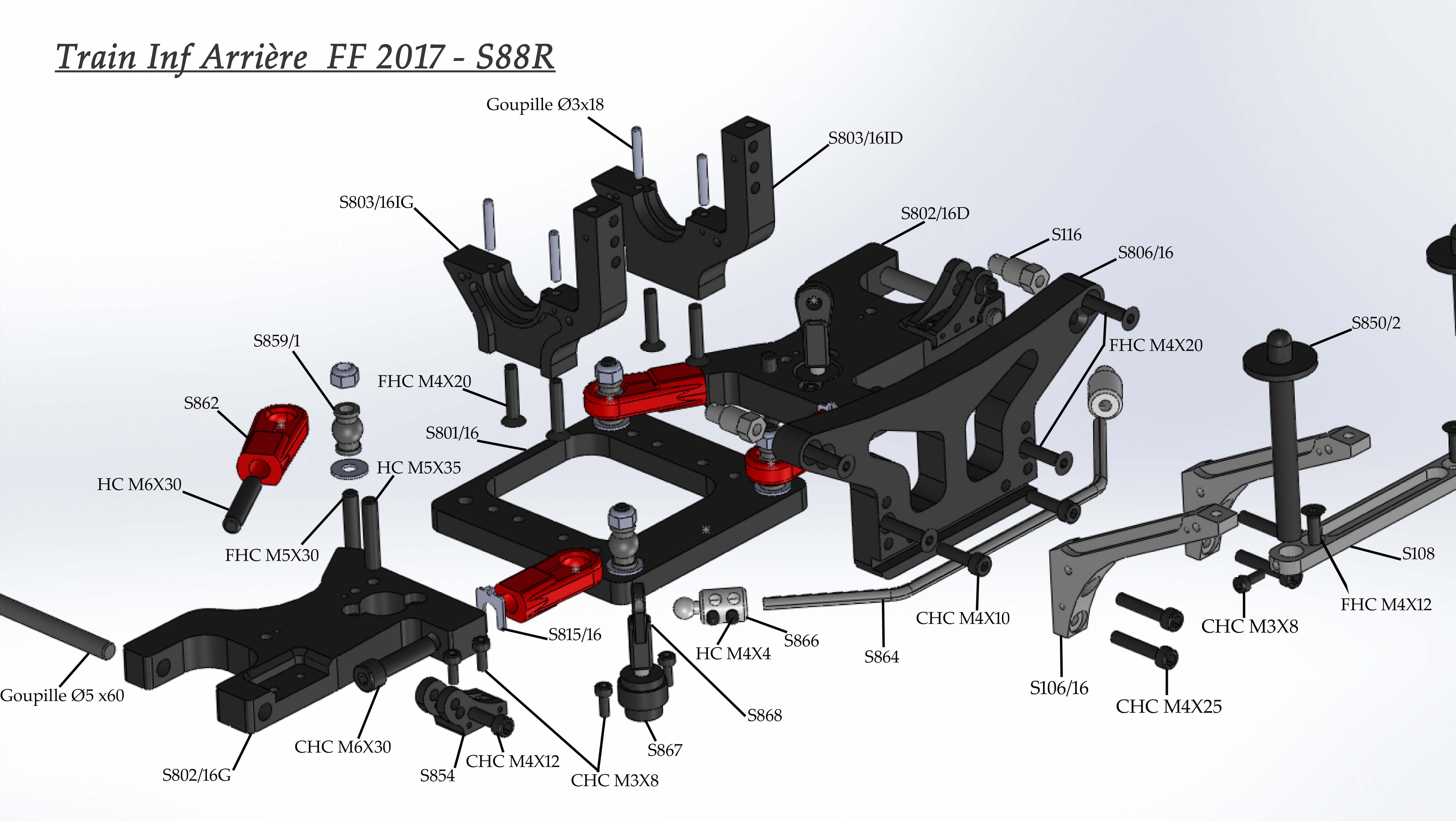 Eclatés Nouvelle Formule France S88R 