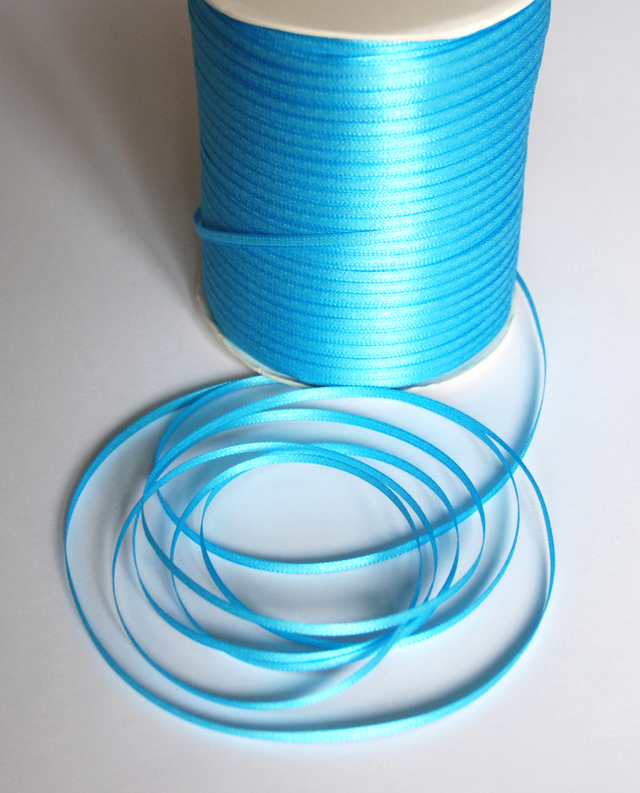 Ruban Satin -  3mm BLEU 