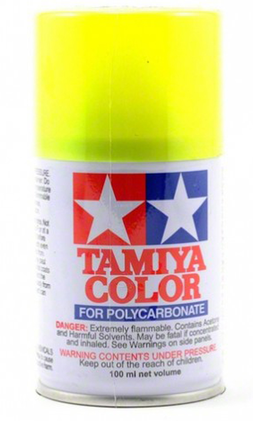PS27 - Peinture Bombe JAUNE FLUO 100ml Tamiya