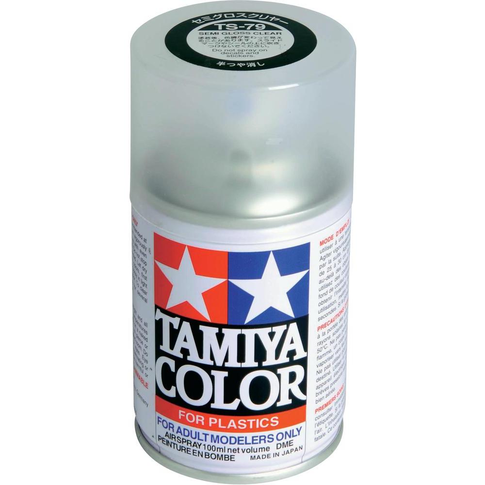 TS79 - Peinture Bombe VERNIS SATINE 100ml Tamiya Maquette