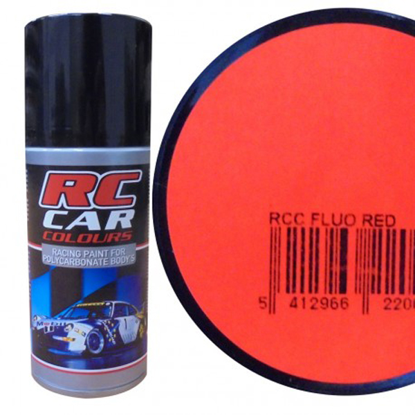 RC1005 - Peinture Bombe ROUGE FLUO 150ml RC Cars