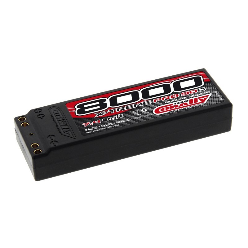 Accu Stick LIPO 2S 8000mAh 7.4V 90C X TREME - CORALLY