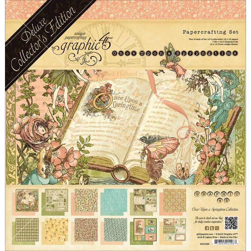 Graphic 45 - Pack Deluxe Collector's ONCE UPON A SPRINGTIME