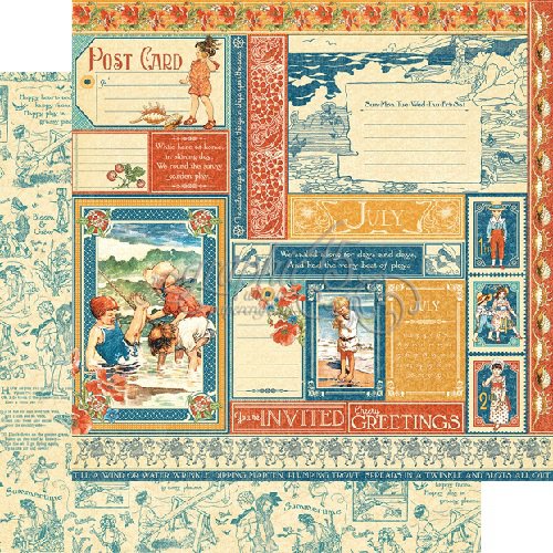 Graphic 45 - Children's Hour -  July Collective