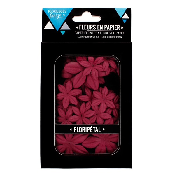 Fleurs en Papier - FLORIPETAL Carmin