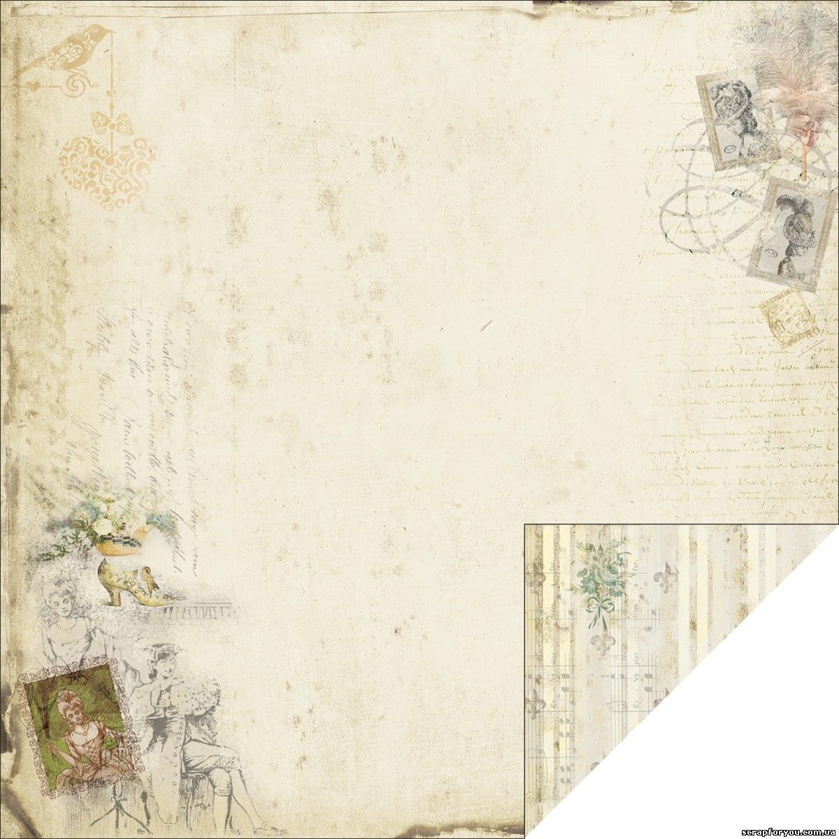 FabScraps - Marie Antoinette - Garden