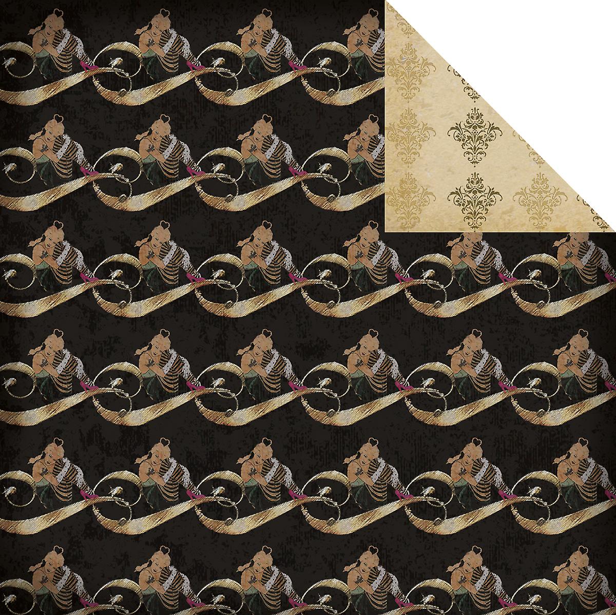 FabScraps - Burlesque - Swirl