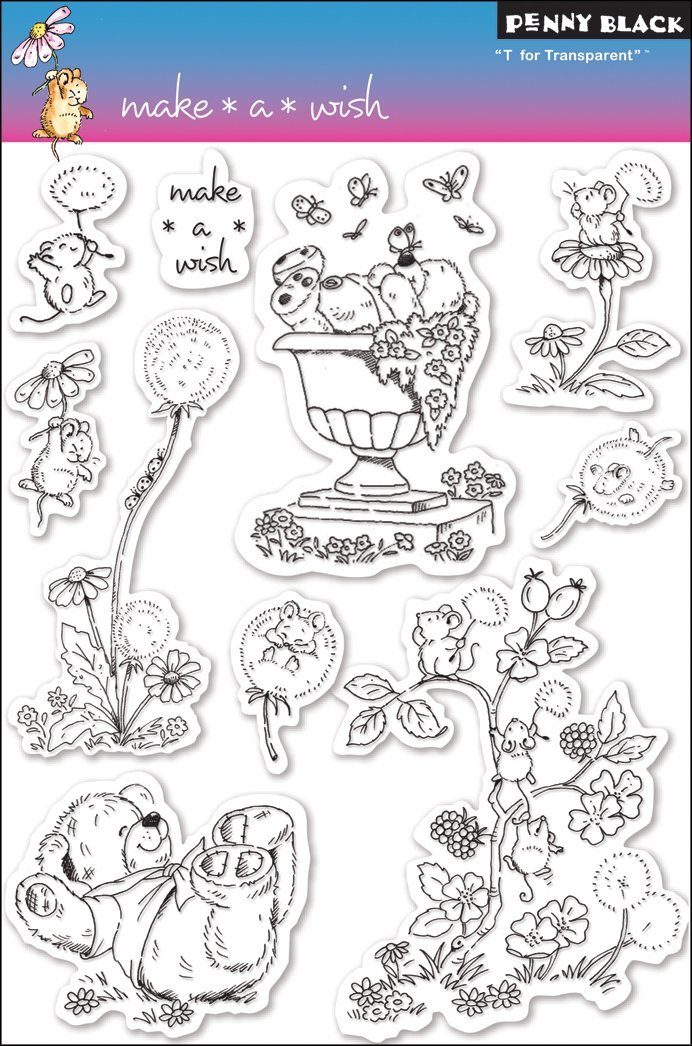 Tampon Clear - MAKE A WISH Penny Black