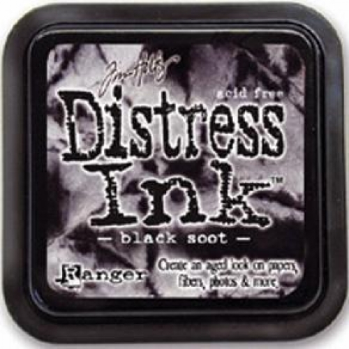Encre Distress - BLACK SOOT Ranger Ink by Tim Holtz