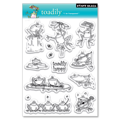 Tampon Clear - TOADILY Penny Black