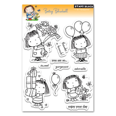 Tampon Clear - BETSY BLUEBELL Penny Black