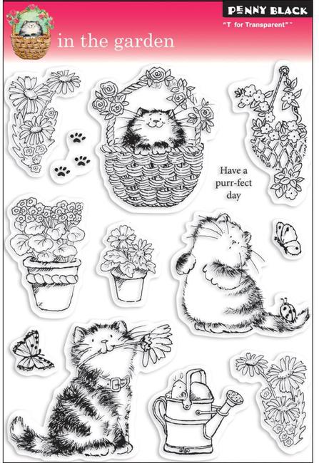 Tampon Clear - IN THE GARDEN Penny Black