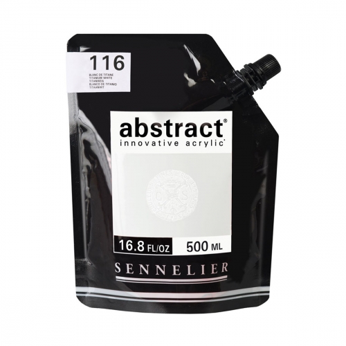 Peinture Acrylique ABSTRACT - 116 Blanc de Titane 120ml 