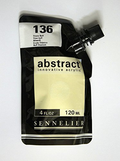Peinture Acrylique ABSTRACT - 136 Titane Buff 120ml 