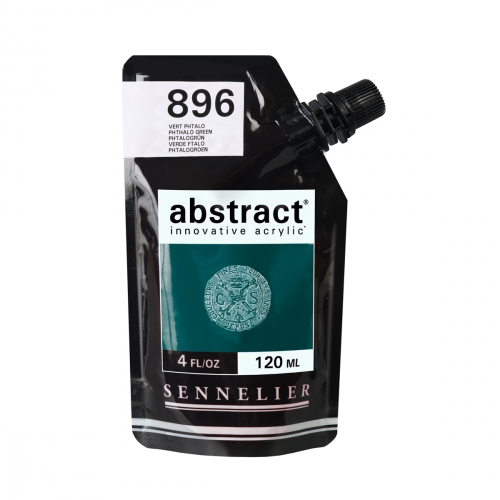 Peinture Acrylique ABSTRACT - 896 Vert Phtalo 120ml 