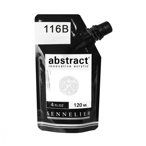 Peinture Acrylique ABSTRACT - 116B Blanc de Titane Brillante 120ml 