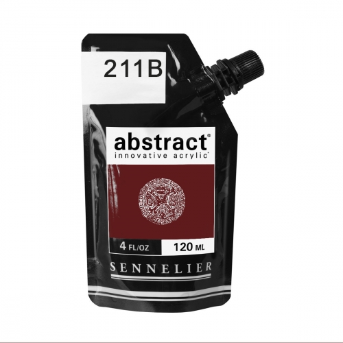 Peinture Acrylique ABSTRACT - 211B Terre de Sienne Brûlée Brillante 120ml 