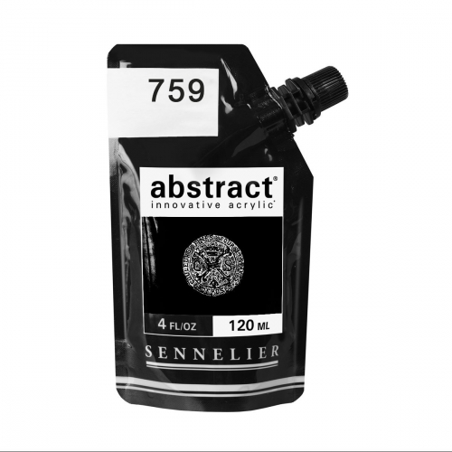Peinture Acrylique ABSTRACT - 759B Noir de Mars Brillante 120ml 