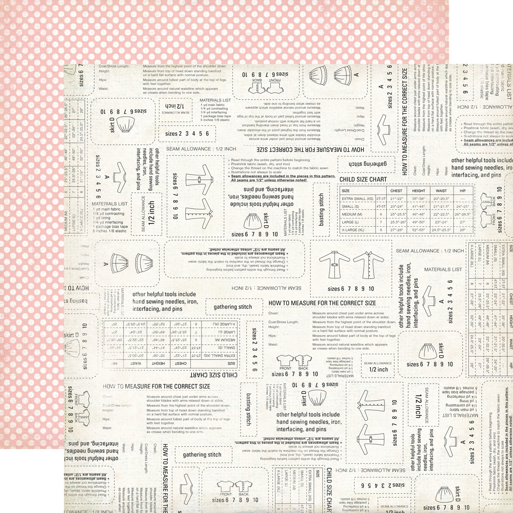 Carta Bella - Sew Lovely -  Pretty Pattern