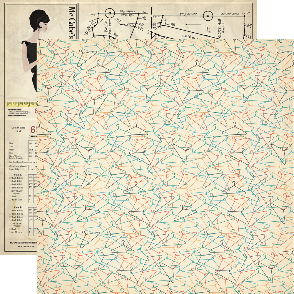 Carta Bella - Metropolitan Girl - Hang Those Clothes