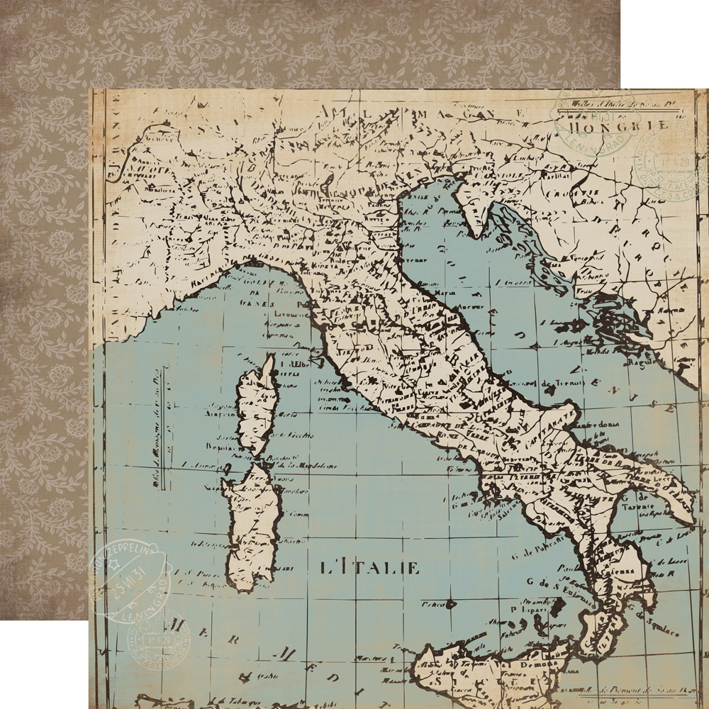 Carta Bella - Old World Travel - Old World Map