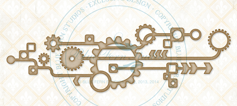 Chipboard Carton - Techno Scape - Blue Fern Studios