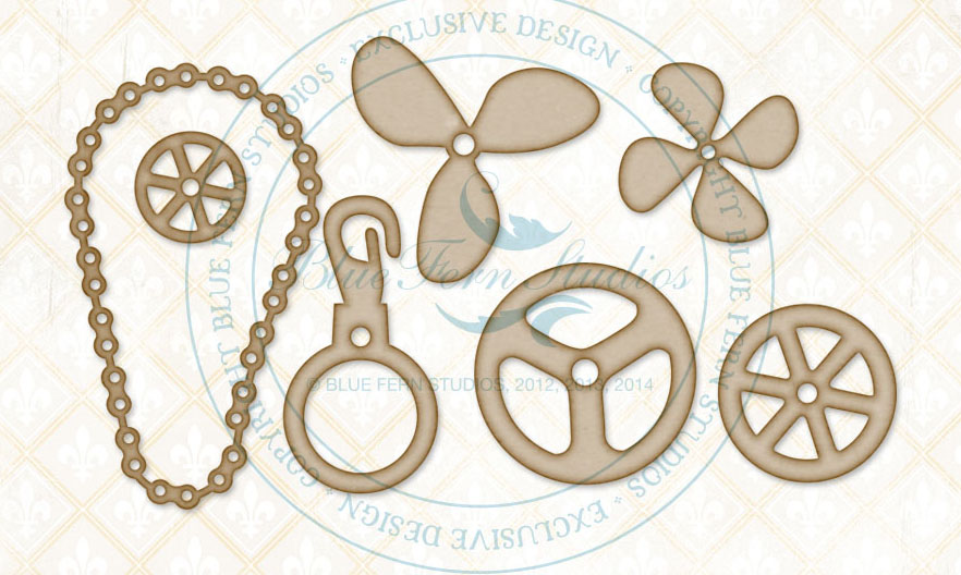 Chipboard Carton - Moving Parts - Blue Fern Studios