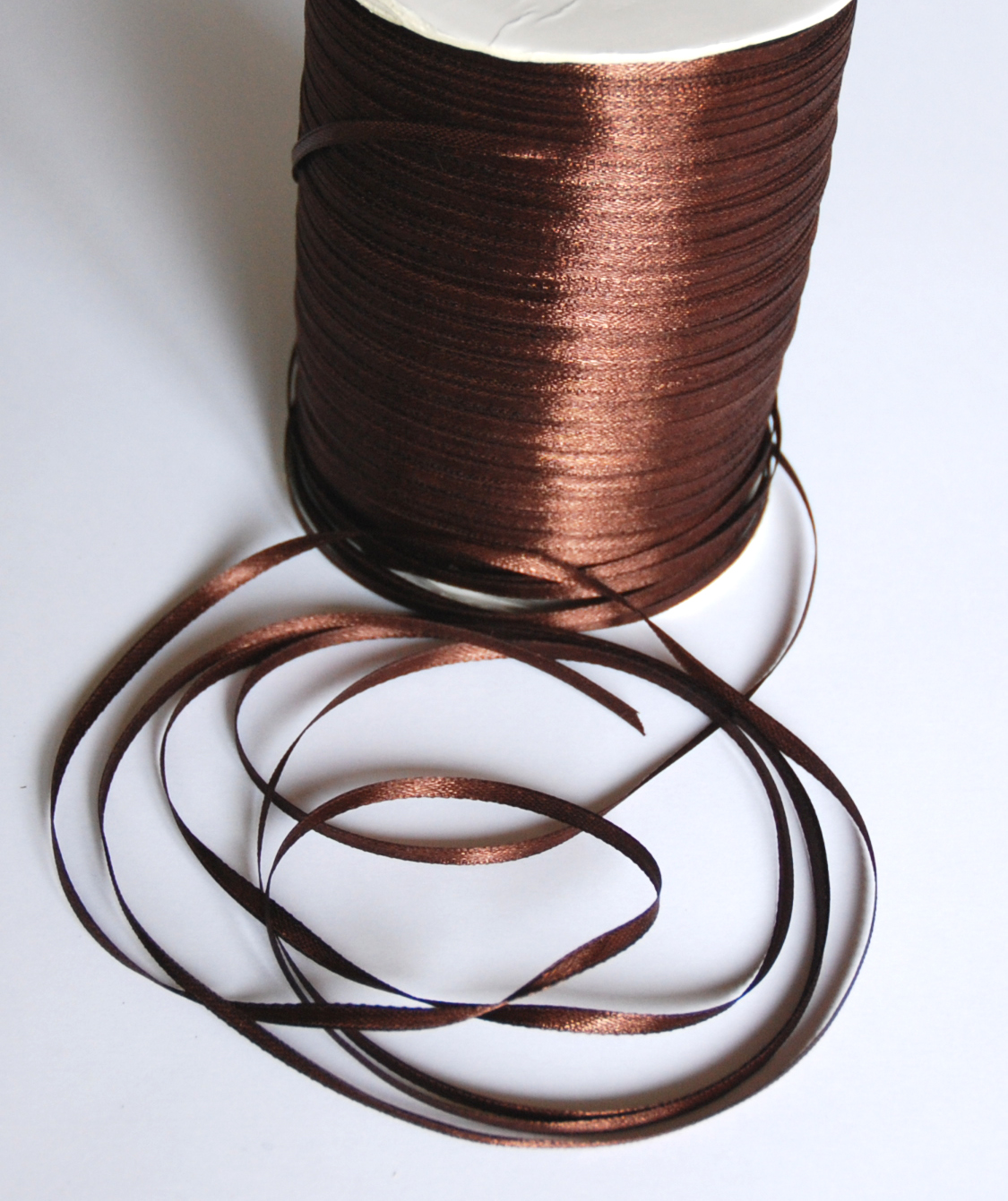 Ruban Satin -  3mm CHOCOLAT