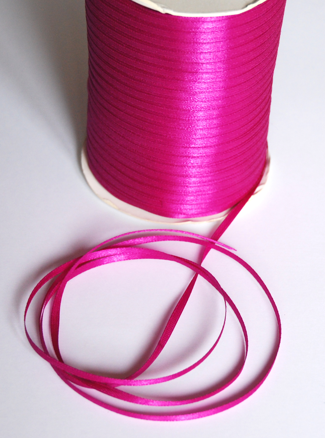 Ruban Satin -  3mm FUSCHIA 