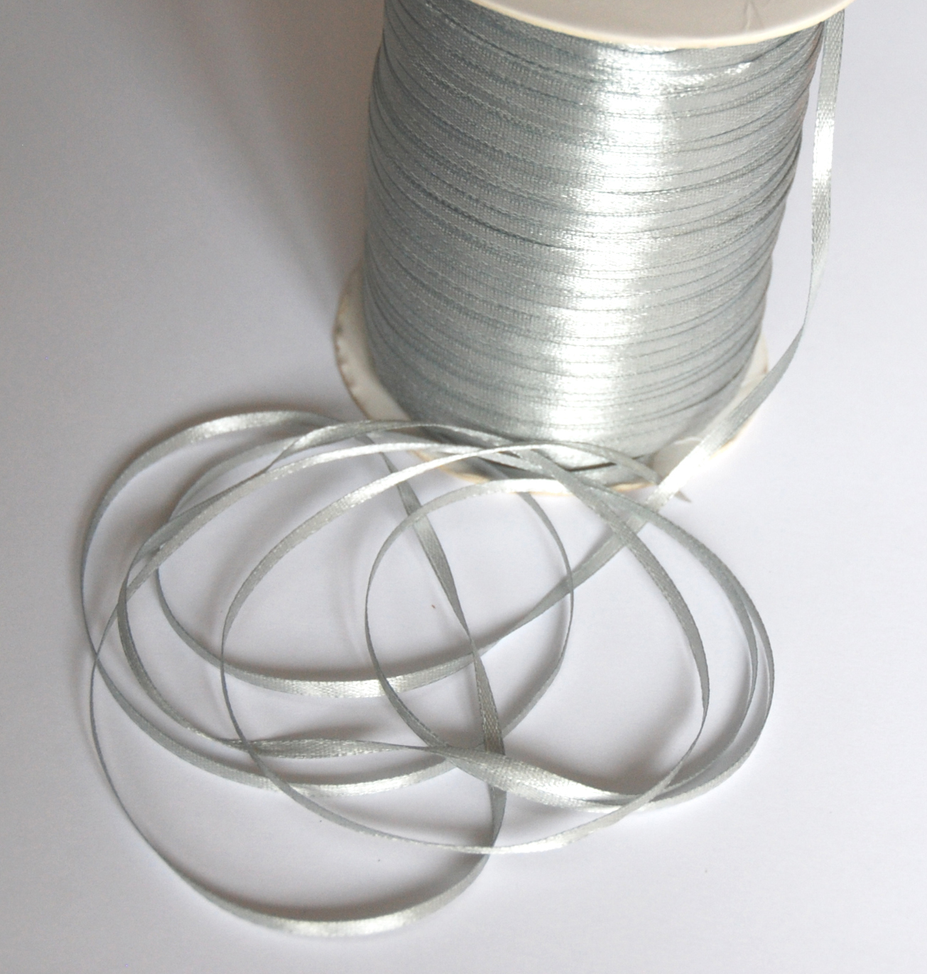 Ruban Satin -  3mm GRIS 