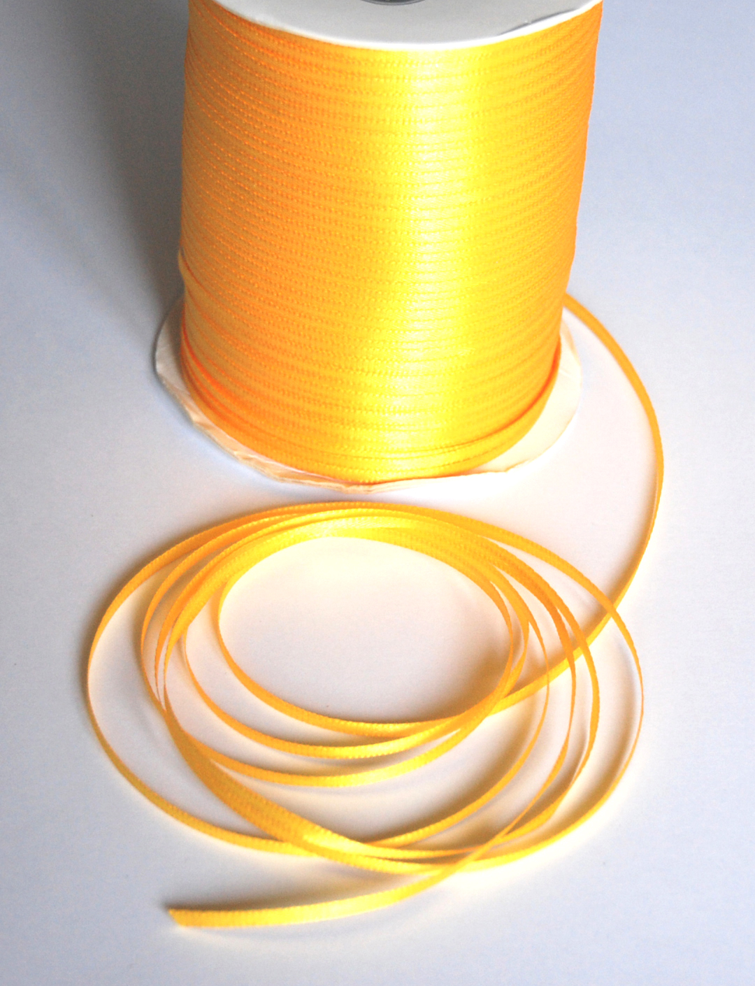 Ruban Satin -  3mm JAUNE 