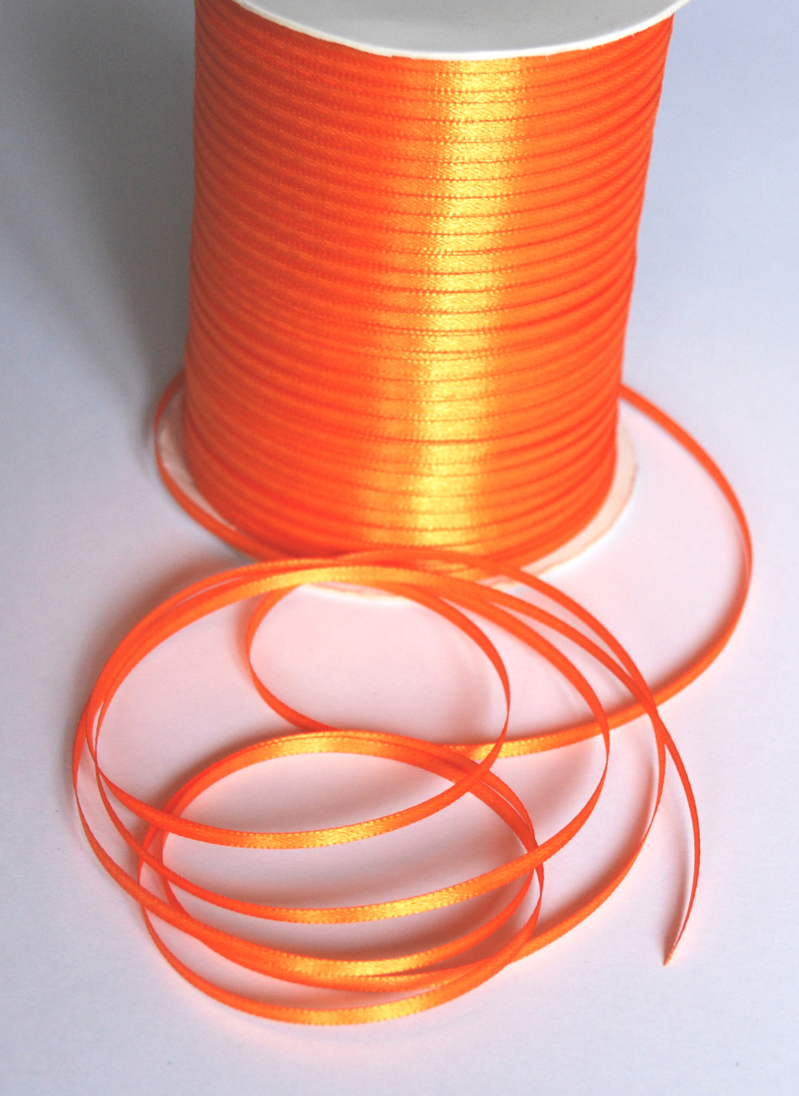 Ruban Satin -  3mm ORANGE