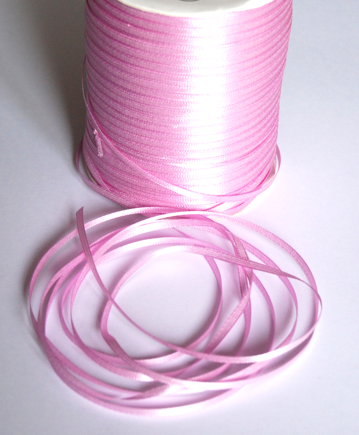 Ruban Satin -  3mm ROSE